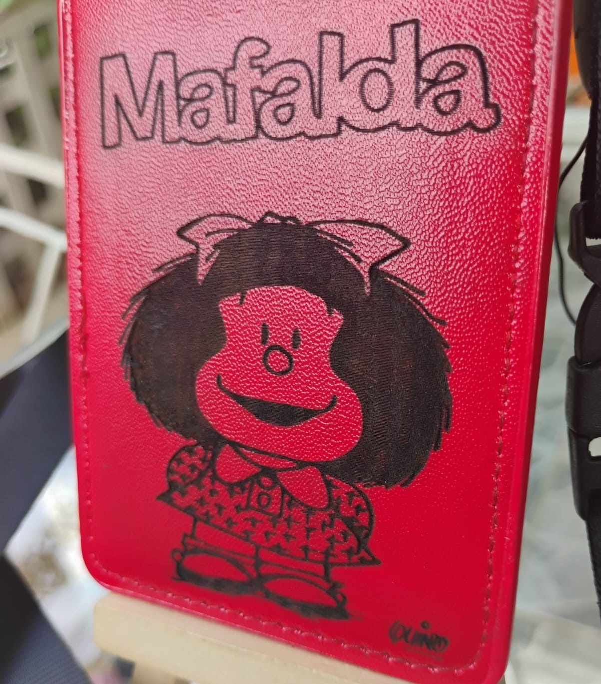 Mafalda- portacredencial cuero - Imagen 2