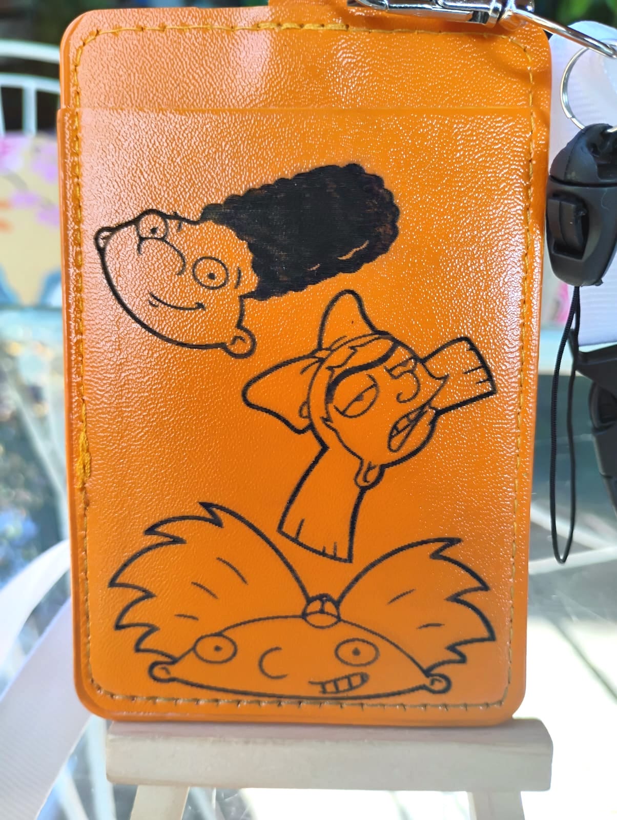 Hey arnold- portacredencial cuero - Imagen 2