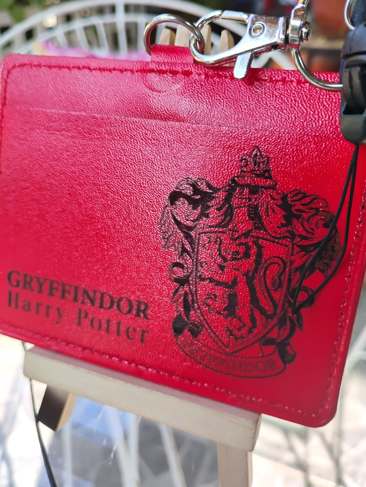 Gryffindor- portacredencial cuero - Imagen 2