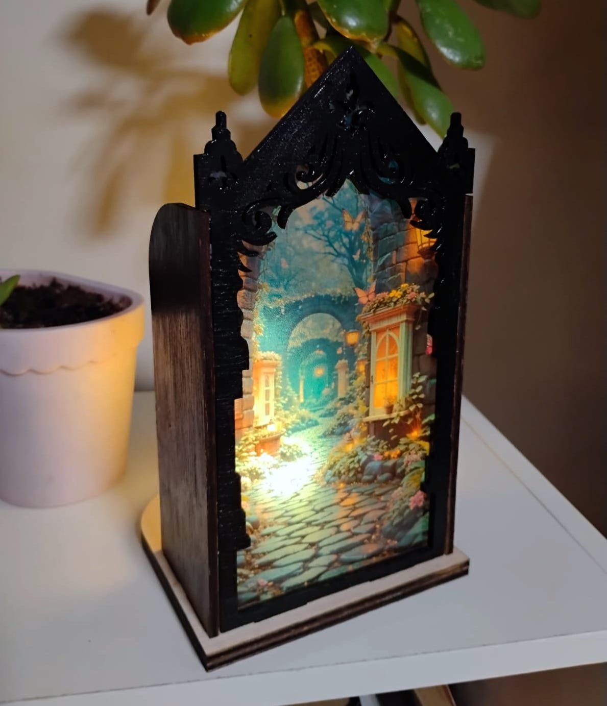 Book Nook lampara El Sendero Encantado - Imagen 2
