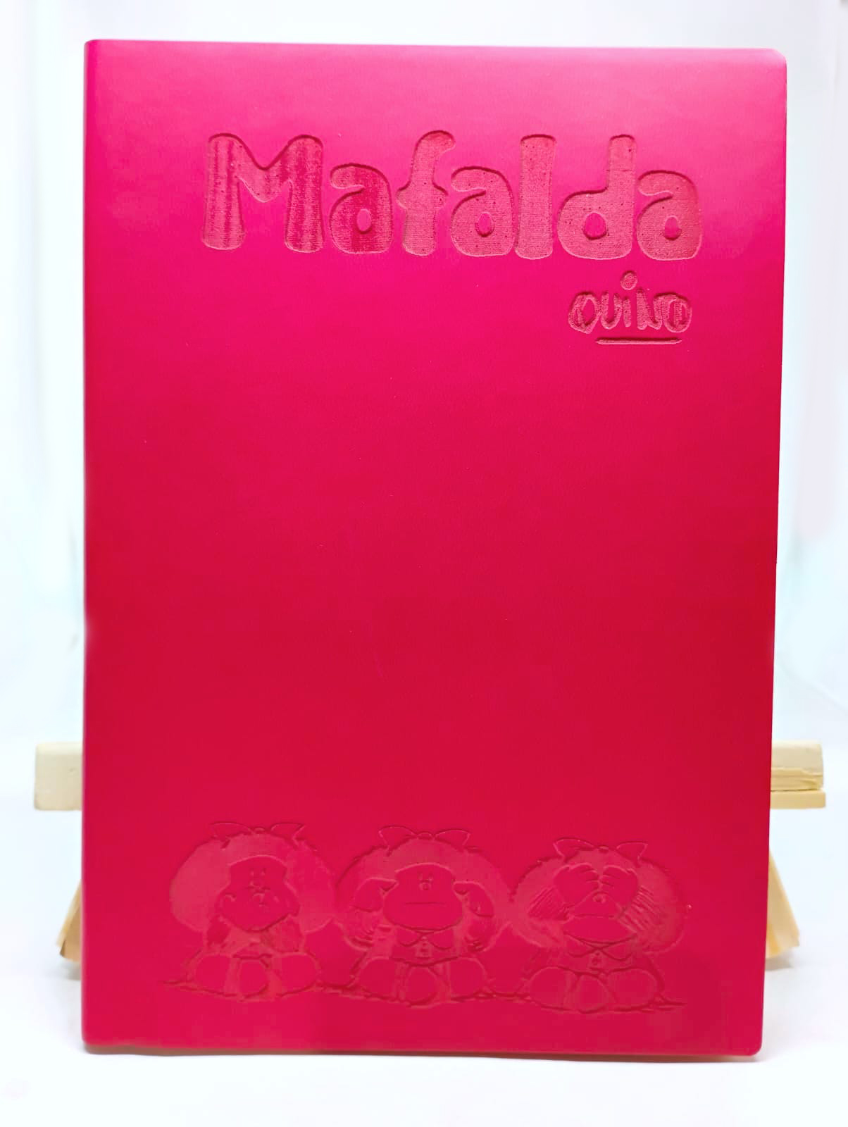 Mafalda - Libreta tapa blanda cuero