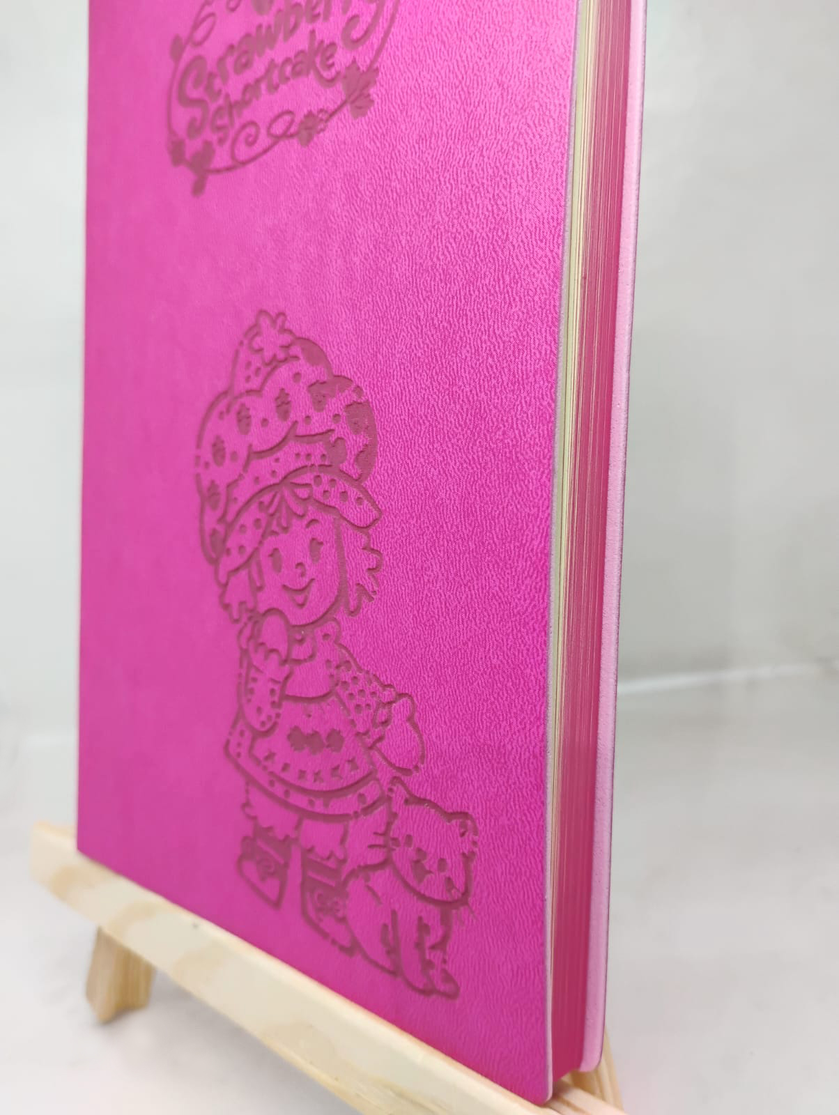 Frutillita - Libreta tapa blanda cuero - Imagen 2